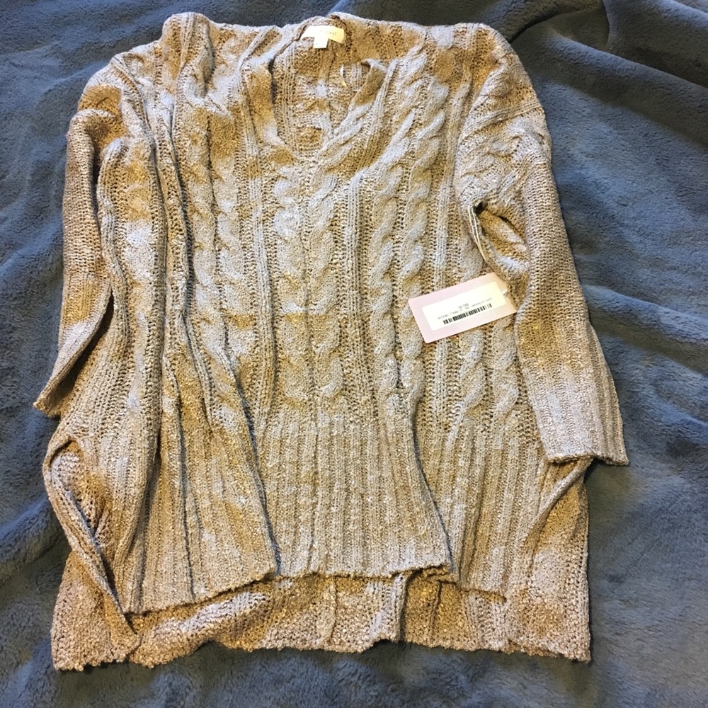 Oversized tan sweater
